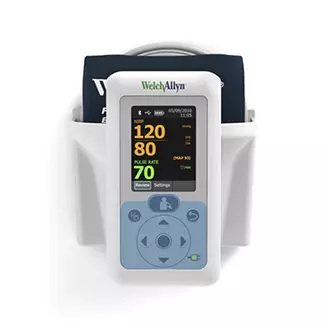 Monitor, Connex ProBP 3400 Digital Blood Pressure Device, Wall-Mount w/ SureBP NIBP technology, Rechargeable Lithium-ion Battery, Size 11, 12 FlexiPort® Cuffs (1/EA) by Hillrom/Welch Allyn  ID 34XFWT-B